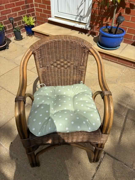 Photo of free Wicker chair (Newby. YO12) #1