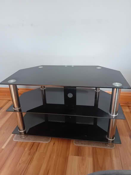 Photo of free Glass TV stand (Leicester LE4) #1