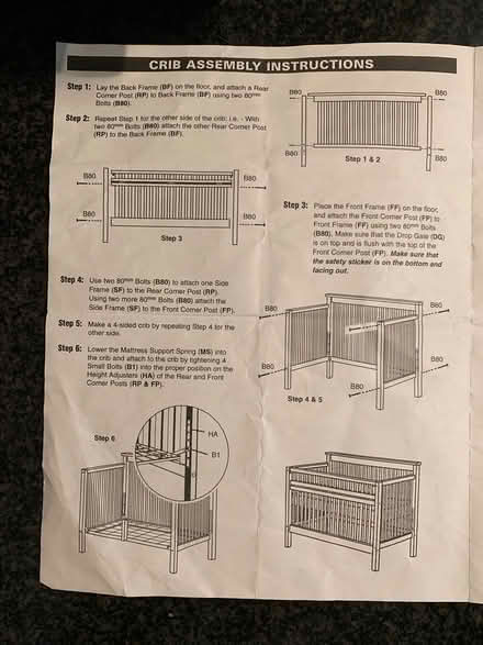 Photo of free 3-in-1 Convertible Crib (Bolton, MA) #4