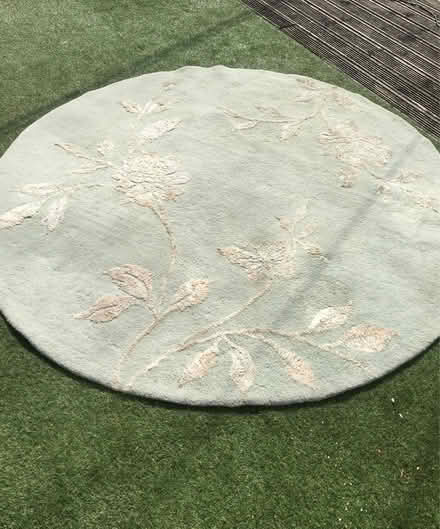 Photo of free Large wool Laura Ashley rug (Altrincham 2DP) #1