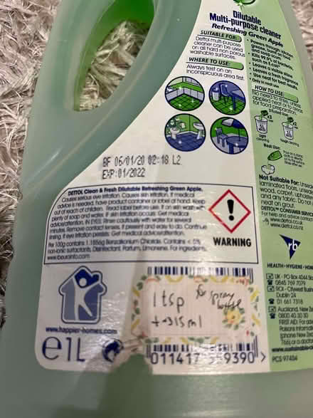 Photo of free Dettol neat multipurpose cleaner, opened (Hale End IG8) #2