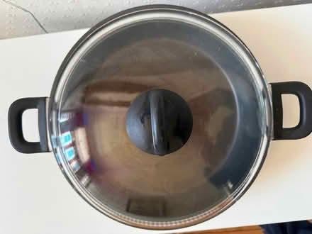 Photo of free Large stainless steel pan with lid (Salford M30) #1