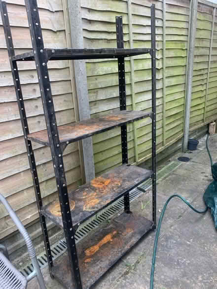 Photo of free Metal garden/ shed shelves (N17) #1