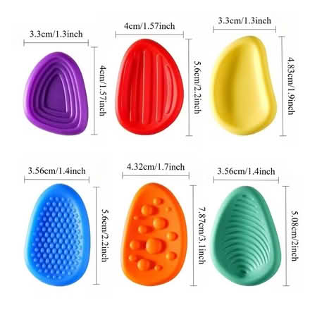 Photo of free 6pcs Colorful Sensory Stones - Soft, Stretchy Textured Stres (Moor Allerton LS17) #1