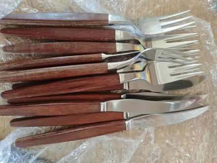 Photo of free Set of 6 Steak knives and forks (Billericay - Sunnymede CM11) #1