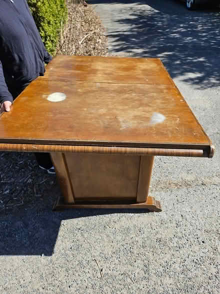 Photo of free Dining room table with leaf inside (Near the experimental farm) #1