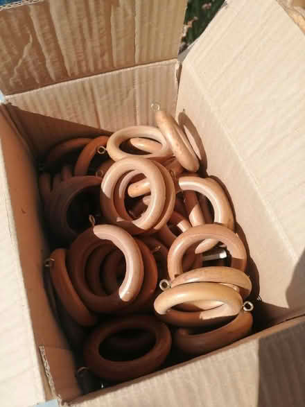 Photo of free Wood curtain rings (Raby CH63) #1