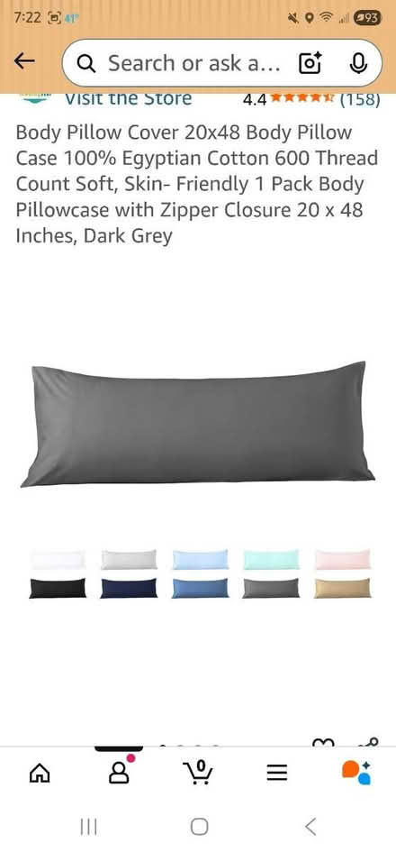 Photo of free 48 inch pillow (brand new) (Ashburn) #2