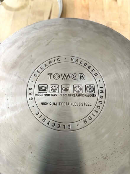 Photo of free Tower High Quality Stainless Steel Pot Saucepan Glass Lid 2 (Chichester PO19) #2