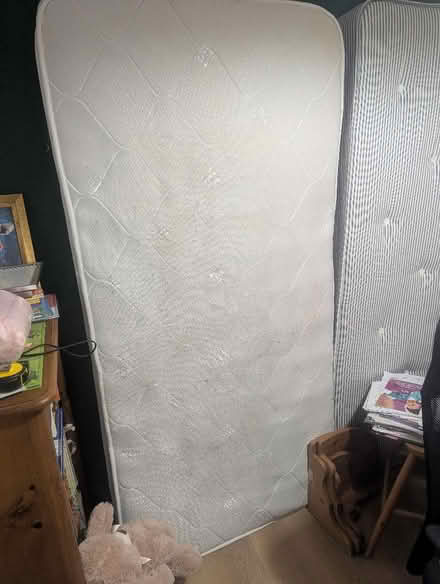 Photo of free Single bed mattress (Sprung) (Brize Norton OX18) #3