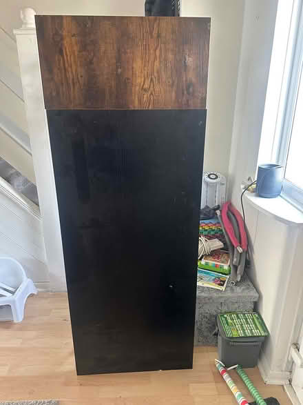 Photo of free Desk with 3 shelves (Prescot) #1