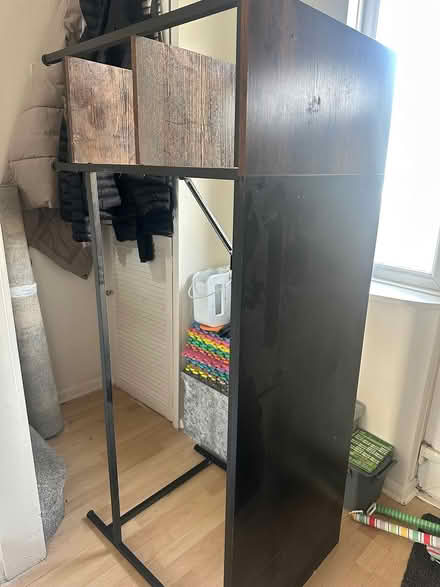 Photo of free Desk with 3 shelves (Prescot) #2