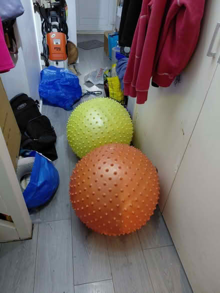 Photo of free Large gym ball (Fishermead MK6) #1