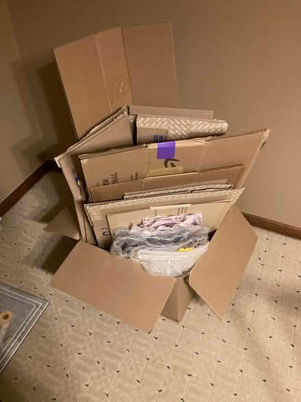 Photo of free Cardboard boxes & packing supplies (Very south worthington) #1