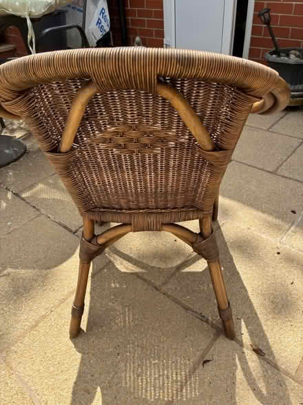 Photo of free Wicker chair (Newby. YO12) #2