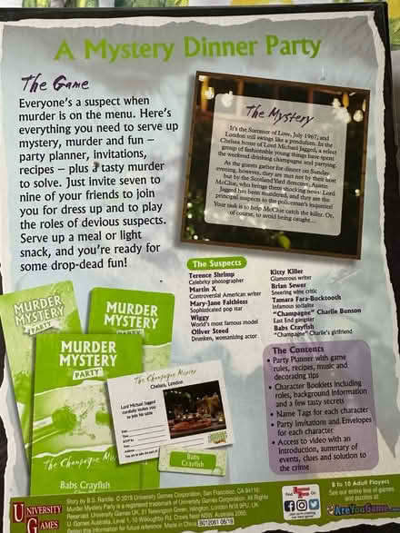 Photo of free Murder Mystery Party (Burlington near Woburn line) #2