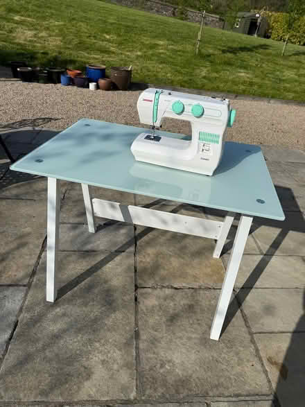 Photo of free Glass top desk (Ashford Village, Wicklow) #1