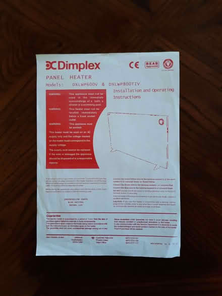 Photo of free Dimplex panel heater (Warsash SO31) #2