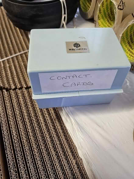 Photo of free Contact/index cards and box (Central Reading RG1) #1