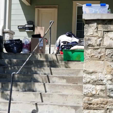 Photo of free Clothes, cords, tools, bed decor (1416 S 34th St KCK 66106) #4