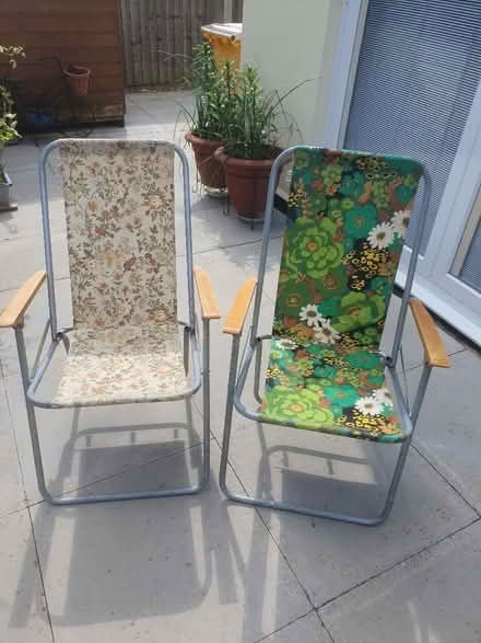 Photo of free 2 x traditional deck chairs (Great Baddow CM2) #1