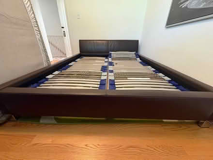Photo of free Queen(European) size bed frame (Burleith/Nth Georgetown) #2