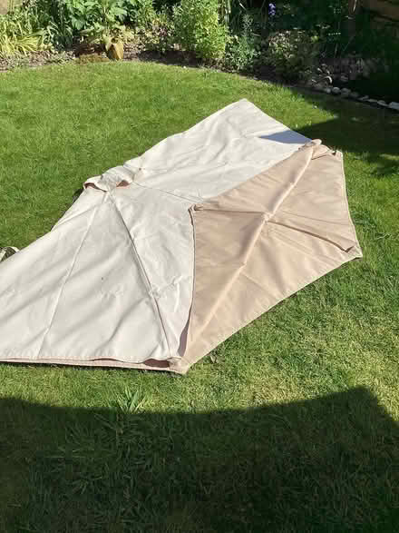 Photo of free Cream parasol cover (Bear Flat BA2) #1