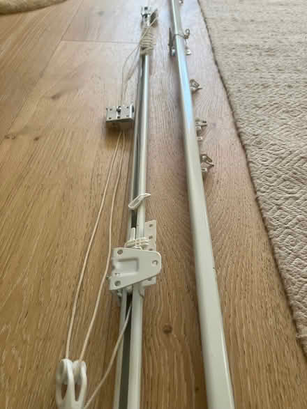Photo of free White curtain poles, 2 (Butleigh BA6) #1