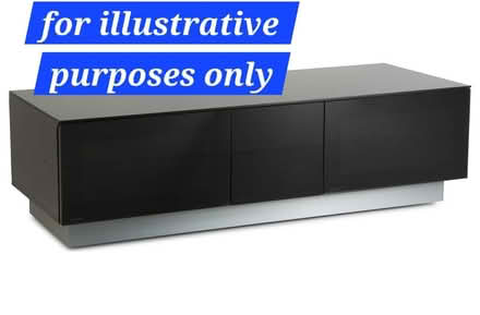 Photo of free black TV stand (Hockley B77) #1