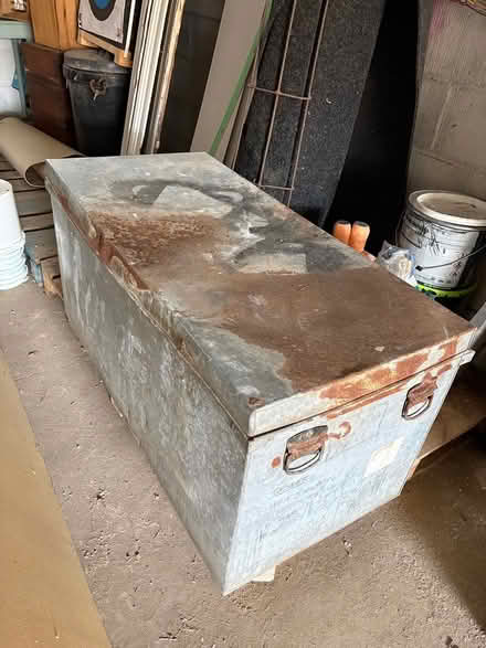 Photo of free Galvanised steel chest (Scarborough YO12) #1