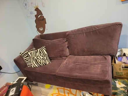 Photo of free Purple Couch (District Heights, MD) #1
