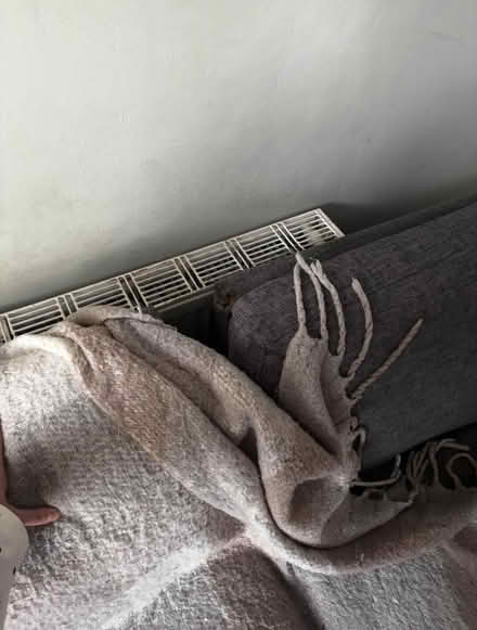 Photo of free Grey L-shaped sofa bed (SE13) #2