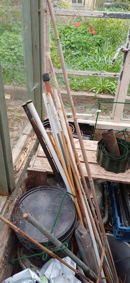 Photo of free Garden canes and wire fencing - various sizes and materials (Kidlington OX5) #1