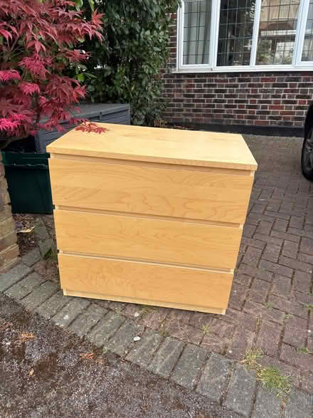 Photo of free wooden chest of drawers (Sm3 8pa) #1