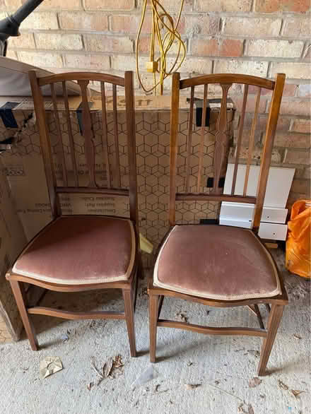 Photo of free Dining chairs x 2 (Prestbury GL52) #1