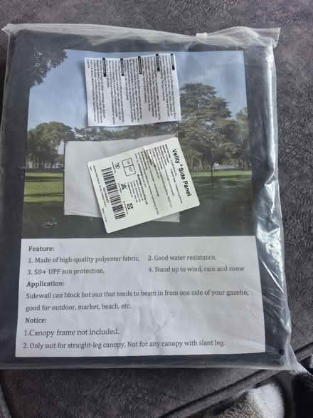 Photo of free Velity Side Panel For Gazebo (Prescot Merseyside) #1