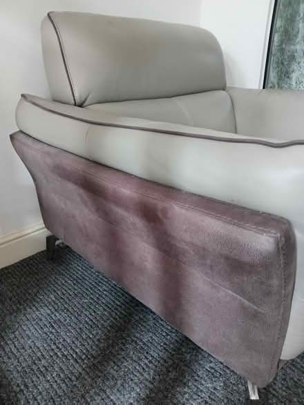 Photo of free Leather and suede comfy chair (Smithybridge OL16) #2