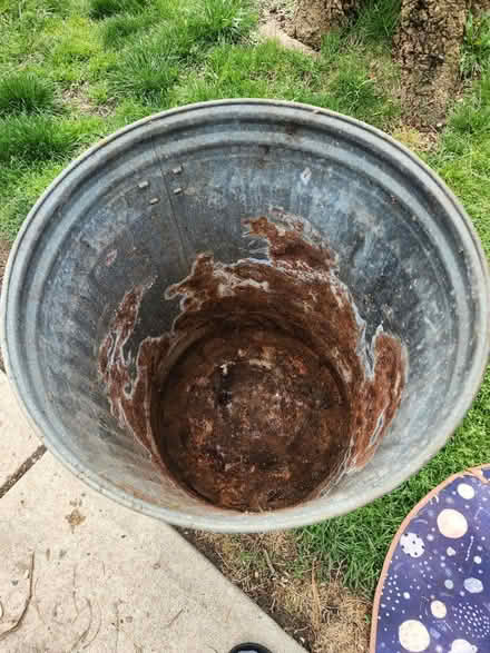 Photo of free Metal trash can (Aberdeen) #3