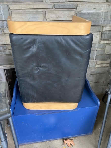 Photo of free Ikea Poang chair and stool (Glenolden 19036) #2