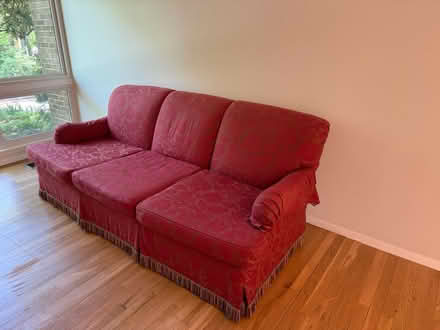 Photo of free COUCH - lightly worn reupholstered (North Reston) #1