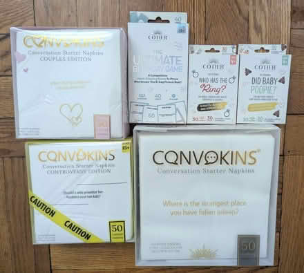 Photo of free Party Convo Napkins & Card Games (Qxs Blvd Union Turnpike) #1