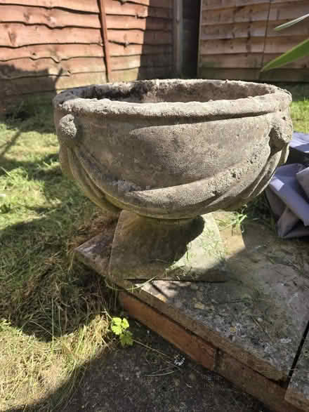 Photo of free Stone plant pot (Frome BA11) #1