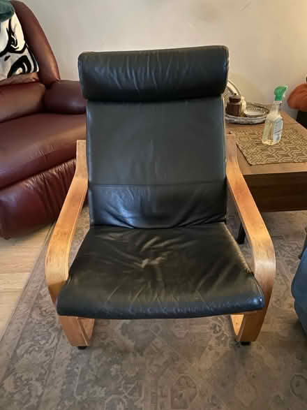 Photo of free Ikea Poang chair and stool (Glenolden 19036) #1