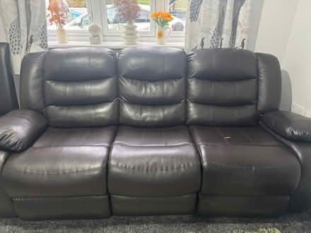 Photo of free Leather sofa (Cheltenham) #1