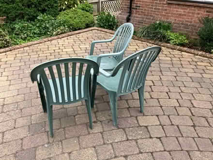 Photo of free 3 x garden chairs (CT5) #2