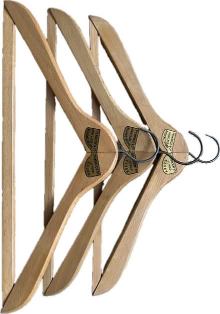 Photo of free Wooden coat hangers (Strood ME2) #1