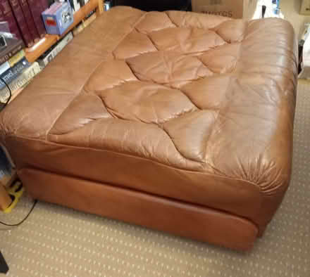 Photo of free Leather Footstall/Seat (Burneside LA8) #1