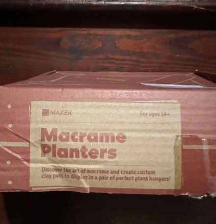 Photo of free Macrame planter craft kit (Burlington near Woburn line) #2