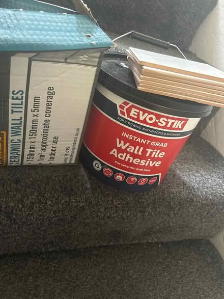 Photo of free Wall tiles with adhesive (N7) #2