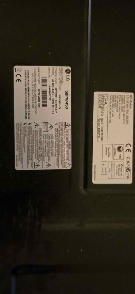 Photo of free 50 inch LG FULL HD TV (Hoole CH2) #2